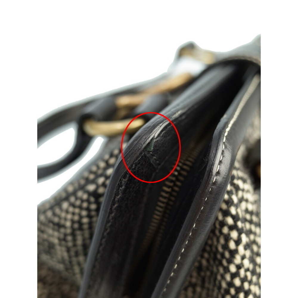 Celine Ella Frame Shoulder Bag Black - Picture 4 of 9